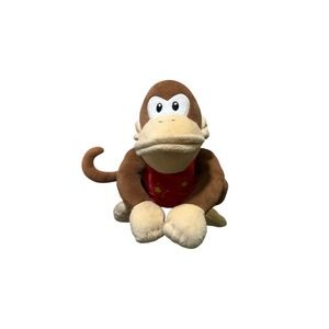 Little Buddy Diddy Donkey Kong Plush Nintendo Super Mario Stuffed Toy Retro